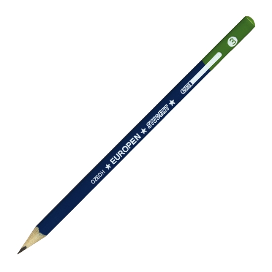 Obrázek Tužka grafitová STUDENT 3 - tvrdá / 12 ks