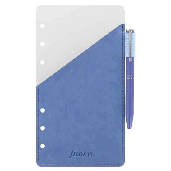 Obrázek Rozřazovač s poutkem na pero FILOFAX A6 - modrý