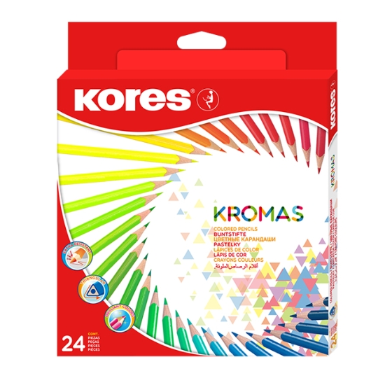 Obrázek Pastelky KROMAS / 24 ks