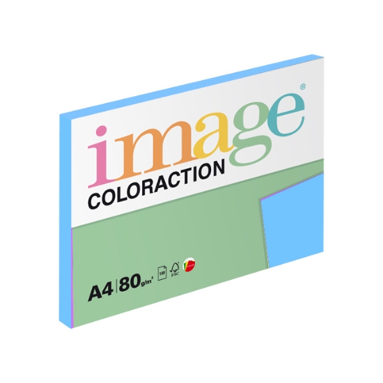 Obrázek Papír barevný IMAGE COLORACTION A4/80g - sytá modrá / 100 listů