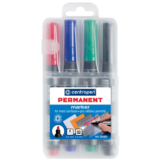 Obrázek Popisovač Centropen 8566 - sada 4 ks (A)
