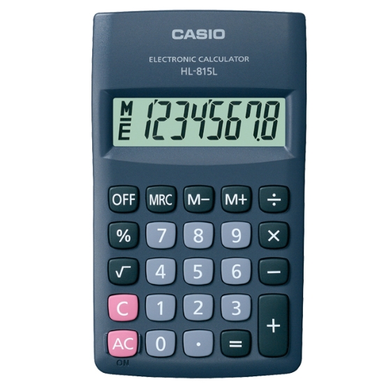 Obrázek Kalkulátor CASIO HL 815L BK - černá