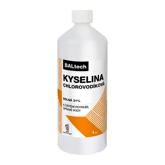 Obrázek Kyselina chlorovodiková solná 31 % 1l