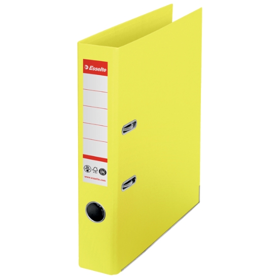 Obrázek Pořadač pákový Esselte No. 1 CO2 neutrální, 50 mm - žlutá