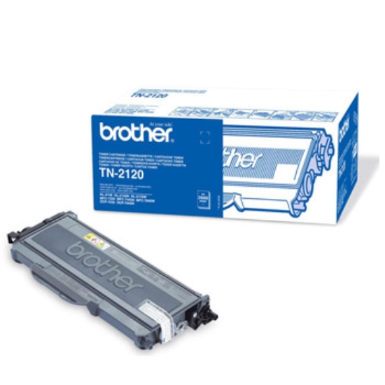 Obrázek Brother originální toner TN2120, black, 2600str.