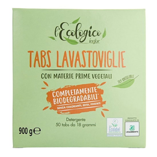 Obrázek Tablety do myčky na nádobí 50 ks, ekologické, L’ECOLOGICO