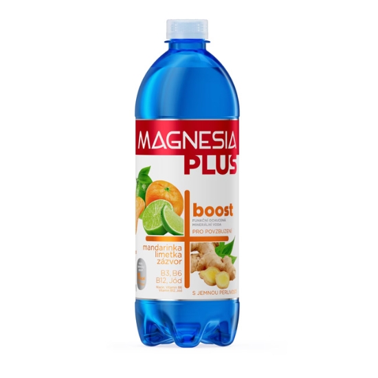 Obrázek Magnesia Plus Boost mandarinka, limetka, zázvor 0,7 l