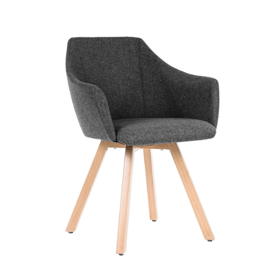 Obrázek Křeslo Wind wood / BN6 tm.šedá