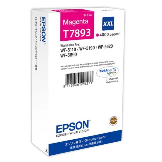 Obrázek Epson T7893 purpurová - C13T789340