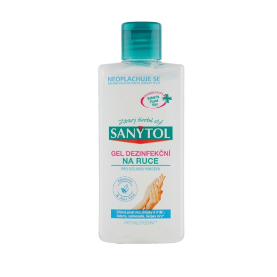 Obrázek Gel dezinfekční na ruce pro citlivou pokožku SANYTOL 75 ml