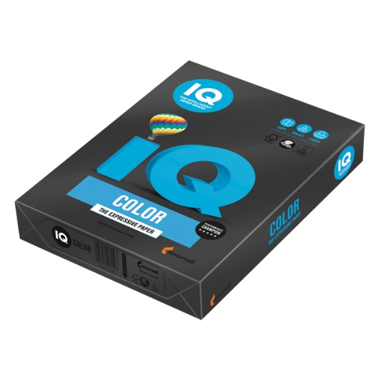 Obrázek Papír barevný IQ COLOR A4 80g - intezivní černá / 500 listů