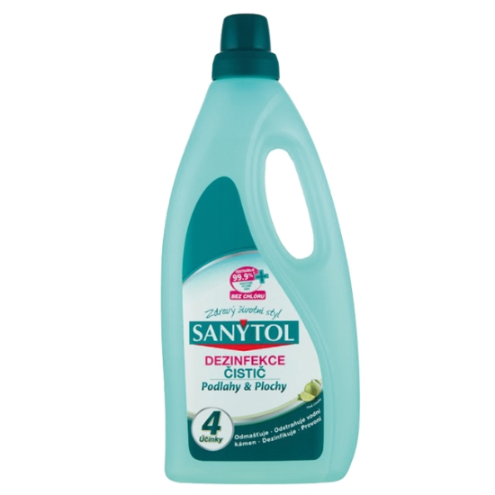 Obrázek Dezinfekce univerzální čistič na podlahy a plochy 4 účinky SANYTOL 1000 ml