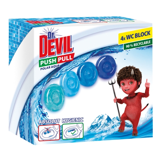 Obrázek Dr.Devil push pull Polar Aqua 4x20 g