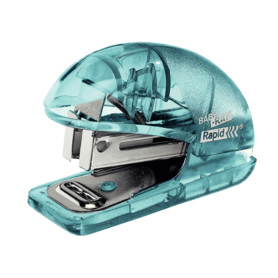 Obrázek Mini sešívačka F4 Rapid Colour´Breeze - modrá