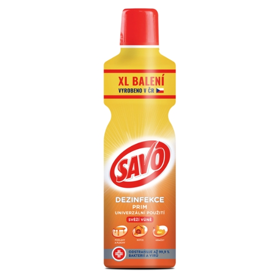 Obrázek Prostředek čistící SAVO Prim 1,2 l - svěží vůně