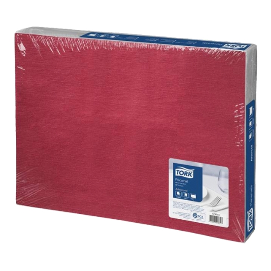 Obrázek Prostírání TORK Advanced - 31x42 cm 1 vrstvé - vínová / 500 ks
