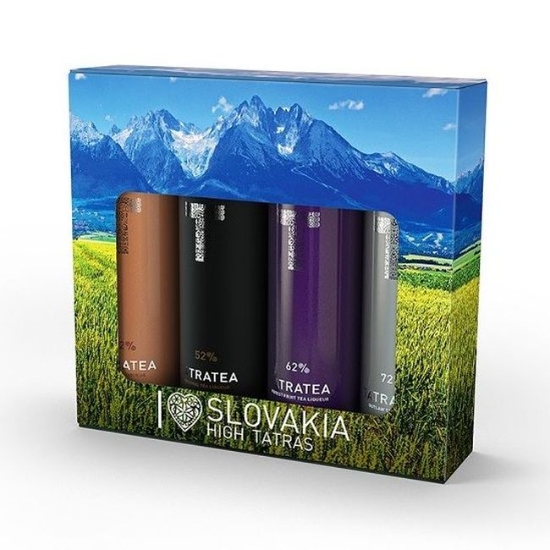 Obrázek Tatranský čaj miniset 42% - 72% 0,04 l / 4 ks