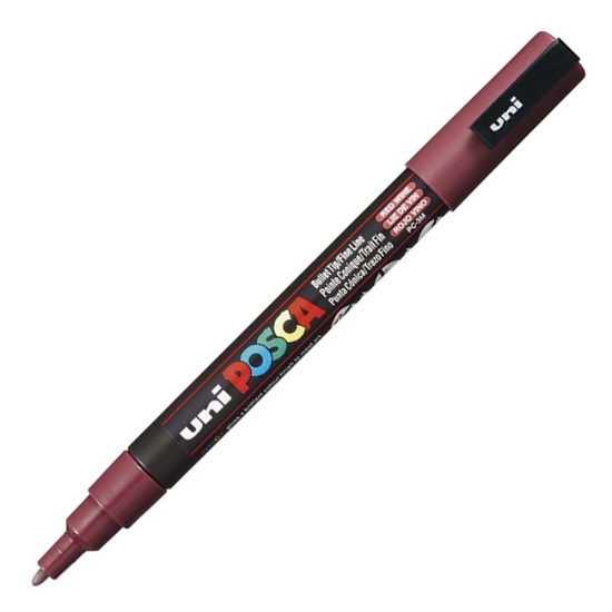 Obrázek Popisovač POSCA akrylový 3M - bordó