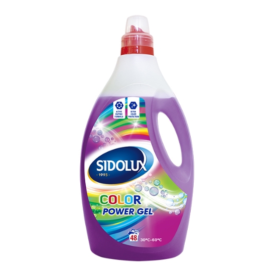 Obrázek Prací gel Sidolux power gel color 48 dávek 1,92 l