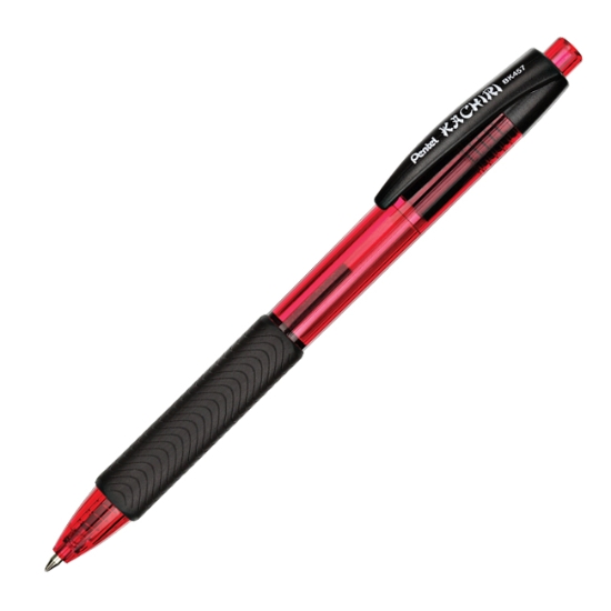 Obrázek Pero kuličkové Pentel BK457 - KACHIRI - červená