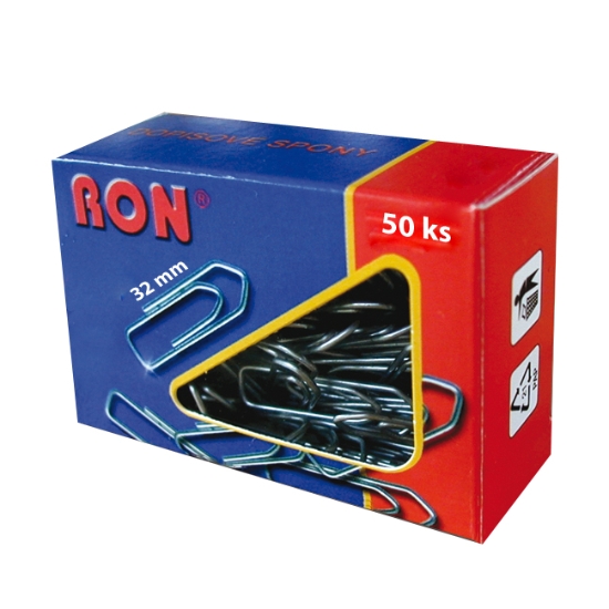Obrázek Spony dopisní šípové RON 462 32 mm / 50 ks