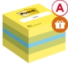 Obrázek Mini kostka Post-It 51x51 mm  400 l - citrónová