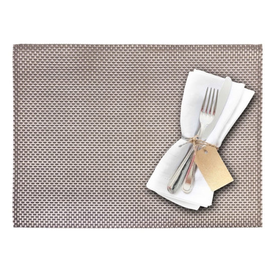 Obrázek Prostírání ELEGANCE 42 x 32 cm - šedostříbrné