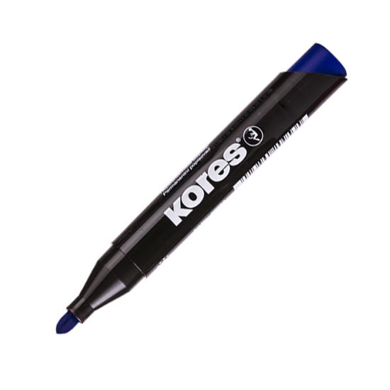 Obrázek Popisovač permanentní KORES - modrá