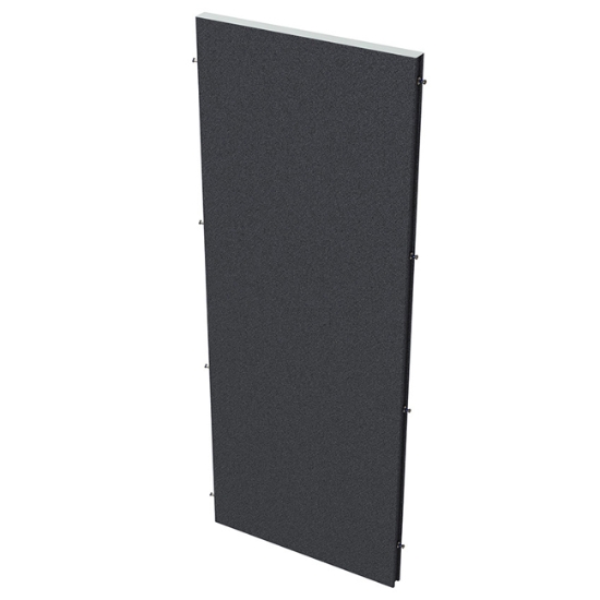 Obrázek Paraván AKUSTIK příčkový 60 cm (v 156,5 cm) - bez koncových sloupků - antracit
