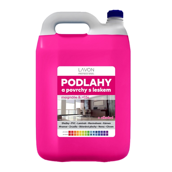 Obrázek Čistič LAVON na podlahy a povrchy s leskem - magnolie a růže 5 l, P2