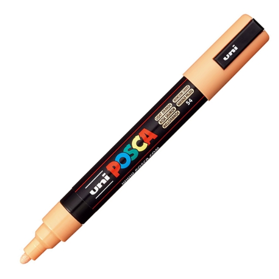 Obrázek Popisovač POSCA akrylový 5M - sv. oranžová