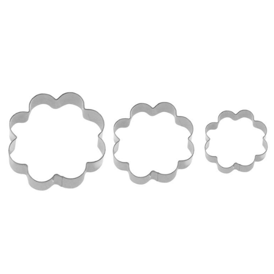 Obrázek Sada vykrajovátek KVĚTINA 4,5,6 cm / 3 ks