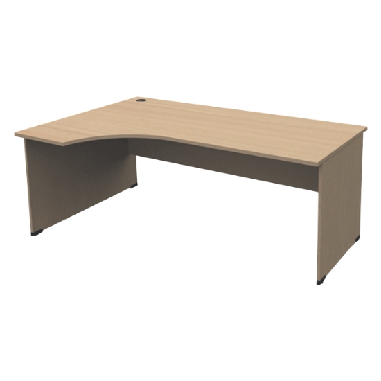 Obrázek Stůl Ergo s lam. podnoží 1800 mm LEVÝ - bříza