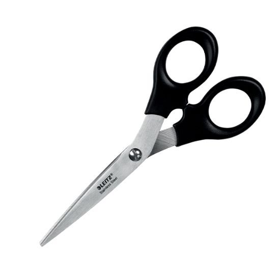 Obrázek Nůžky z nerezové oceli Leitz, 165 mm, černé