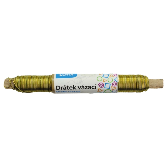 Obrázek Drátek vázací ZLATÝ LUMA
