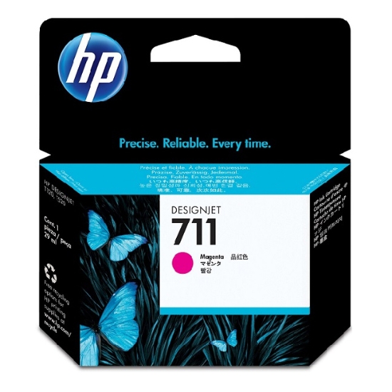 Obrázek Inkoustová cartrige HP Deskjet T120, T520, CZ131A, magenta, No.711, 29ml, O
