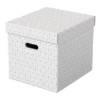 Obrázek Box úložný Esselte Home, krychlový - bílá / 3 ks