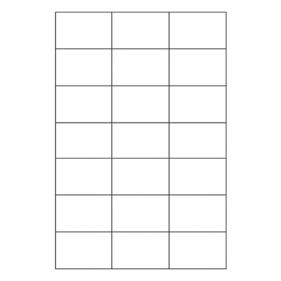Obrázek Etiketa print SK LABEL PLUS 70 x 42,3 mm – bílá/100 archů A4