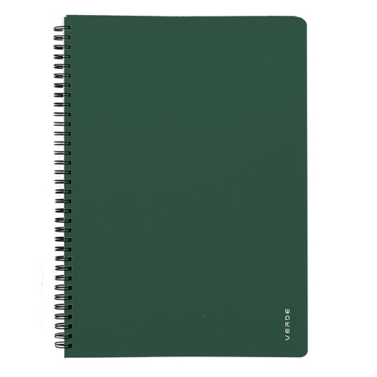 Obrázek Twin wire blok A4 PP VERDE zelená