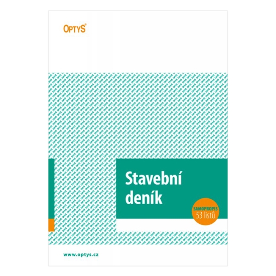 Obrázek Stavební deník propisovací O 000268