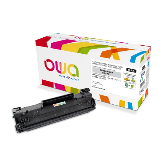 Obrázek OWA (ARMOR) toner HP CB436A černý