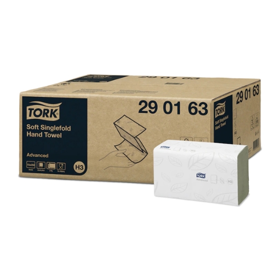 Obrázek Ručníky papírové TORK Advanced ZZ 2vr. recykl - bílé 3750 ks (290163)