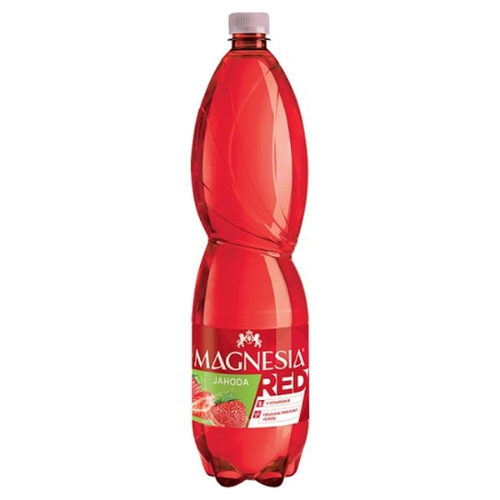 Obrázek Magnesia Red jemně perlivá - jahoda 1,5 l / 6 ks