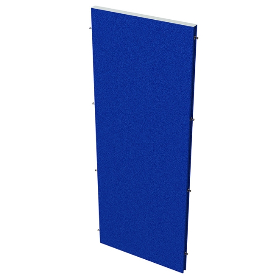 Obrázek Paraván AKUSTIK příčkový 60 cm (v 156,5 cm) - bez koncových sloupků - modrá