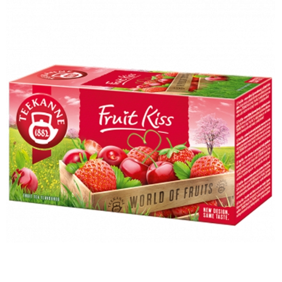 Obrázek Čaj TEEKANNE Fruit Kiss - třešně a jahody / 20 sáčků
