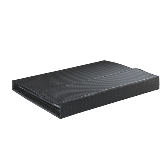 Obrázek Pouzdro pevné Leitz Complete Smart Grip s klávesnicí pro iPad 2 a iPad - černá
