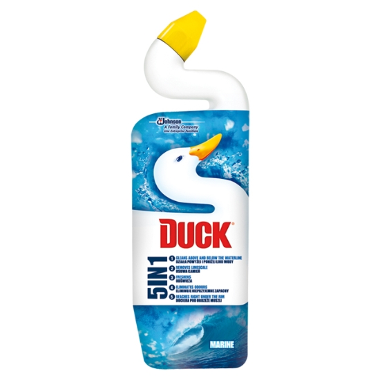 Obrázek WC čistič tekutý DUCK 750 ml - mořská vůně