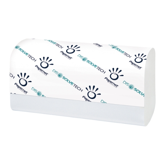 Obrázek Ručníky papírové PAPERNET Superior V-Fold 21 x 22 cm - 3150 ks (411169)
