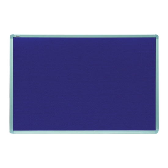 Obrázek Nástěnka textilní PREMIUM 1200x900 mm - modrá