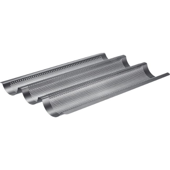 Obrázek Forma perforovaná LONG na 3 bagety 38 cm